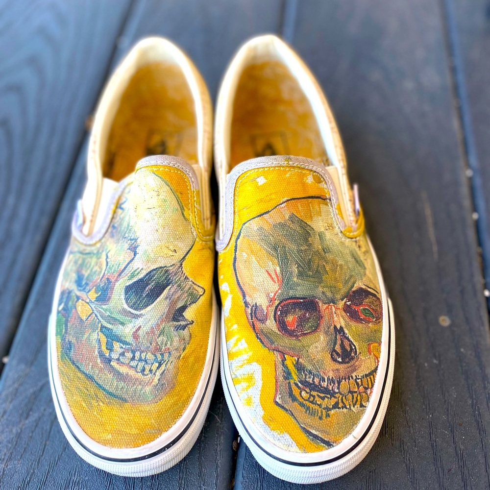 Limited edition Vans Vincent Van Gogh skull